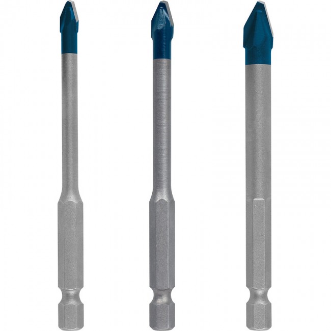 Lot de 2 coffrets de 3 forets Expert HardCeramic HEX-9 - diamètre 5/6/8mm BOSCH