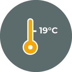 picto température 19°C