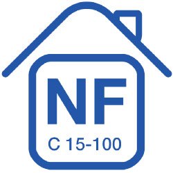 logo norme NF C 15-100