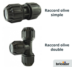raccord olive simple ou double