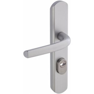 poignées aluminium secumax pour porte d'entrée haute sécurité vachette