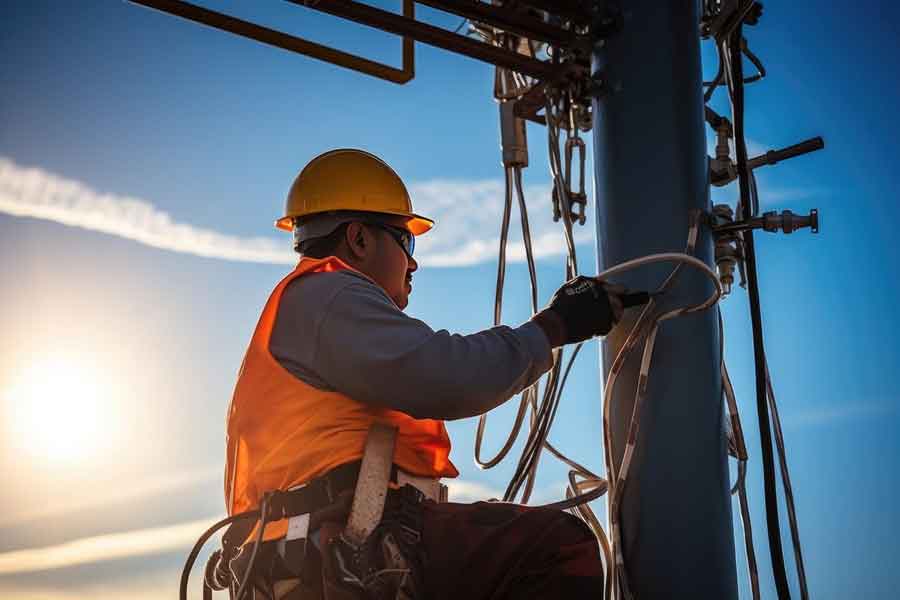 technicien maintenance pilone électricité