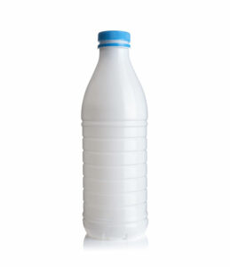 bouteille de lait en plastique