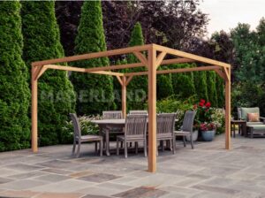 pergola autoportante tarragona de maderland