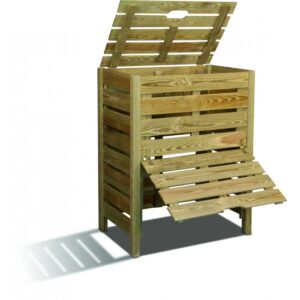 composteur en bois traité 400L Jardipolys composteur en bois traité 400L Jardipolys