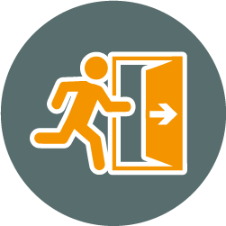 picto issue de secours