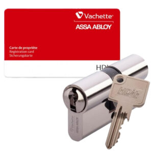 cylindre sécurisé avec une carte de propriété