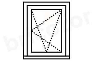 symbole fenêtre oscillo-battante