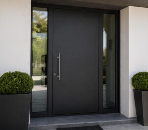 poignée de porte fixe normbau bâton de maréchal