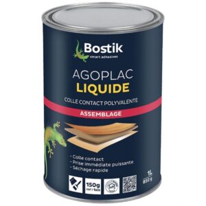 colle néoprène liquide pour fixer les plaques d'isolation