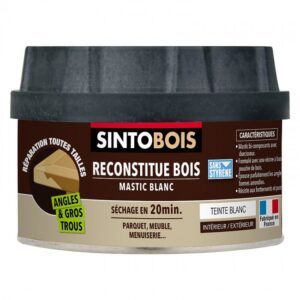 Mastic à bois Sintobois Reconstitue Bois pour parties manquantes SINTO