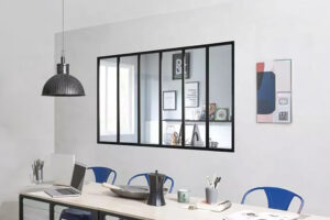 verrière d'intérieur dans un bureau