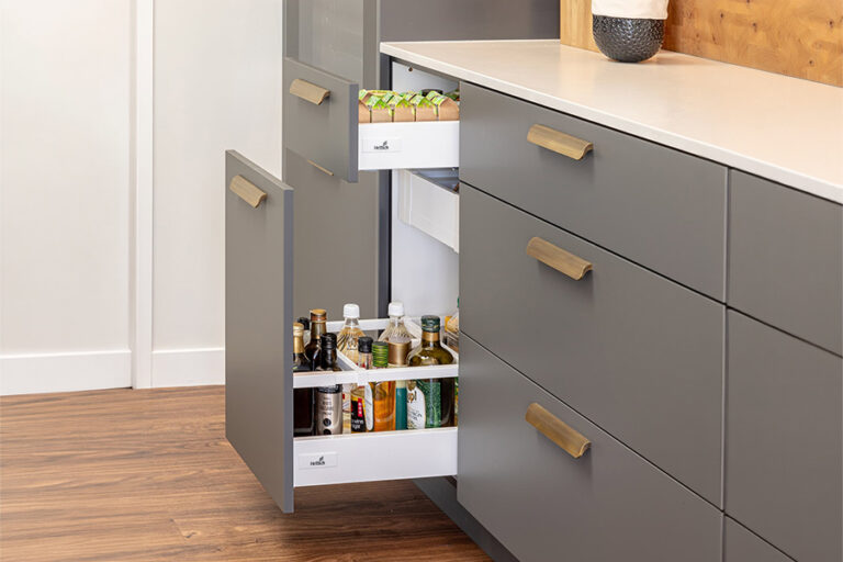 tiroirs Hettich dans la cuisine