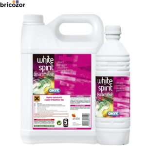 Les bidons de White spirit désaromatisé de la marque ONYX disponibles sur Bricozor.com